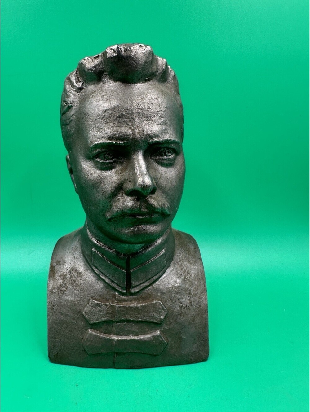 Vintage Frunze Bust Communist leaders 7" Russian Soviet Statue made USSR SIGNED